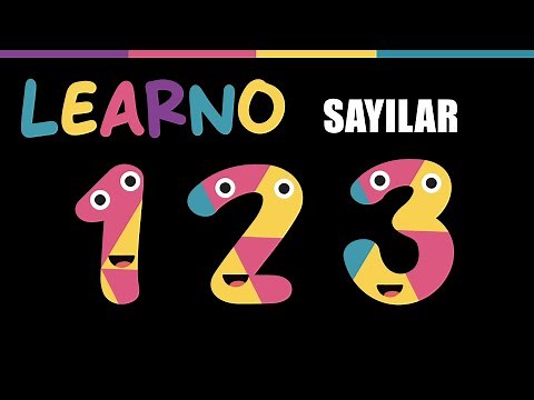 SAYILAR ŞARKISI 🔢 🎶 İngilizce-Türkçe Sayılar | LEARNO ile sayıları öğreniyoruz