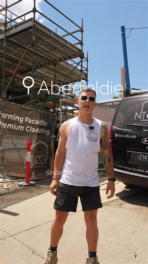 Progress Update on Project Aberfeldie Cladding Installation