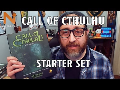 Call of Cthulhu Starter Set Review/Unboxing | Nerd Immersion