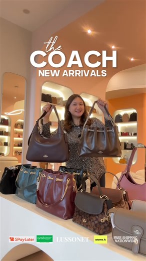 Lussonet on Instagram: "New Coach arrivals just dropped ✨ Some designs never before seen at Lussonet 👀 Enjoy RM30 OFF all new arrivals Get yours before 4/2 and whole stock lasts💞🛍️"