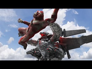 skarking shimo vs Super mechagodzilla upgrade