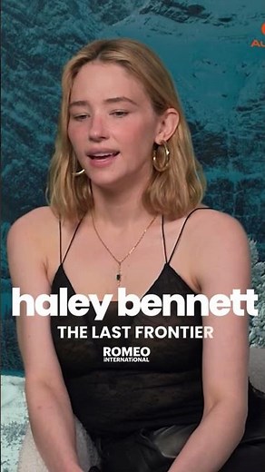 Haley Bennett joined me for a 🎤 International Conversation about #thelastfrontier #appletv