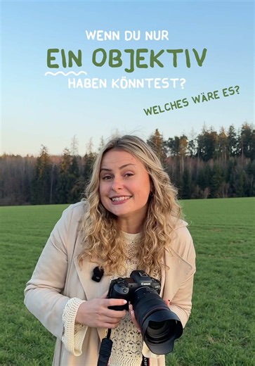 Auf welches Objektiv könntest du nicht verzichten? 📸 Für mich der beste Allrounder: 24-70mm 2.8 #kamera #objektiv #fotografie