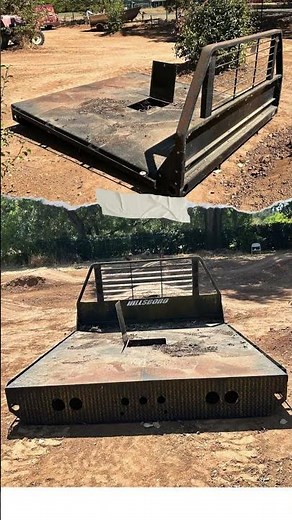 Estate Sale Auction! Featured Lot 185: Hillsboro Diamond Plate Flatbed.