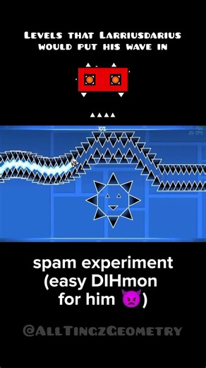 levels that @Larriusdarius would put his wave in [🥀] #geometrydash #funny #trending #gaming #popular