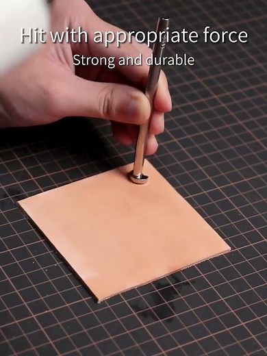 Stamping and Carving on Leather #leathercraft