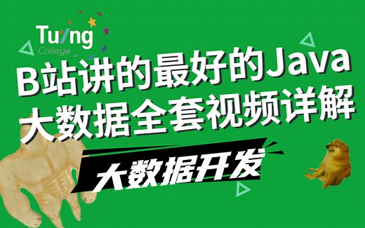 【2021】B站现阶段最好的Java大数据全套视频详解。