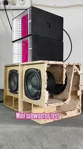 Mini subwoofer test | miniatur sound system