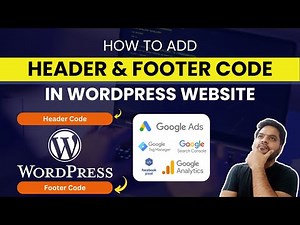 Add Headers and Footer Scripts to WordPress for FREE | How to Add Code to Head Tag in WordPress
