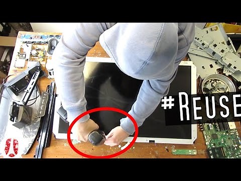 DO NOT Throw Old LCD Or LED Flatscreens Away #DIY #recycle