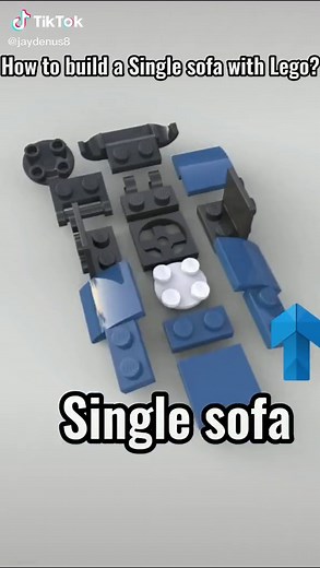 Do you prefer a sofa or a chair?#lego #legomoc #sofa #howto