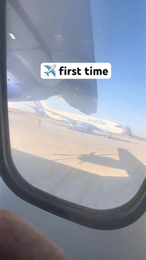 ✈️ First time flight journey #shorts