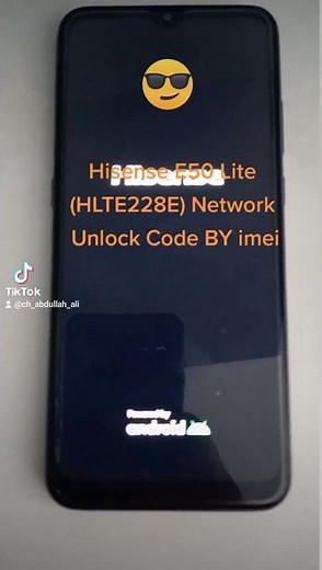 Hisense E50 Lite (HLTE228E) Network Unlock Code BY imei