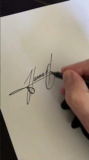 Professional Signature for Hannah.R. | Letters H & R
