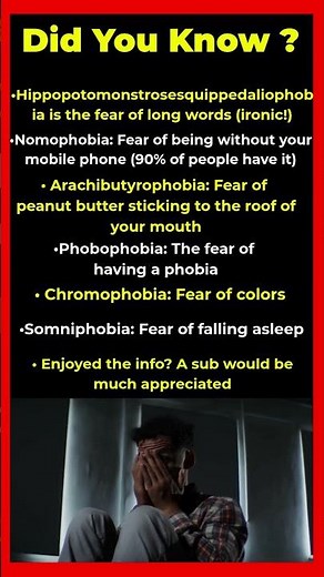 Weirdest Phobias That Are Actually Real 😰
