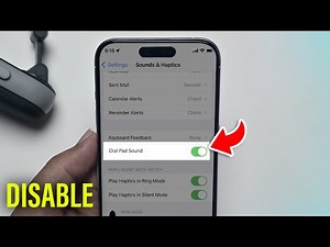 How To Disable Dial Pad Sound On iPhone