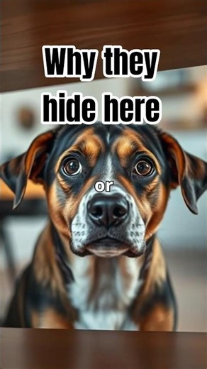 The Real Reason Dogs Sit Under Tables #shorts