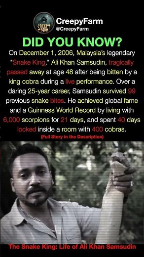 The Snake King: The Extreme Life of Ali Khan Samsudin