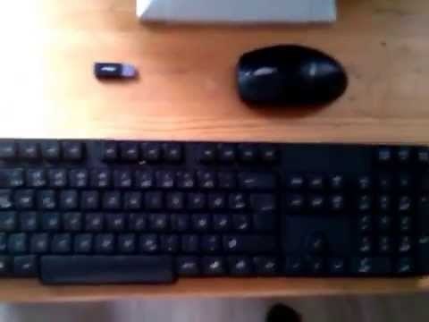 Tutorial / Kabellose Maus u Tastatur anschließen Deuutsch HD