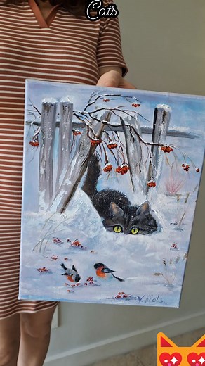 #oilpainting #cats #paintings | Vira Klots