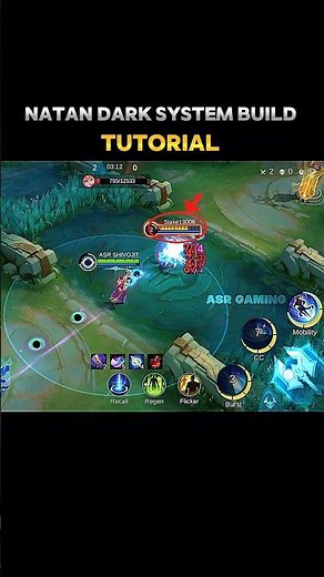 Natan Classic Build ❌ vs Dark System Build ✅ Tutorial by ASR GAMING #mobalegends5v5 #moba5v5pippin