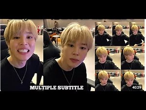 [ENG SUB] Jimin Admits He Was Trembling While Singing Spring Day | BTS Jimin Emotional Moment