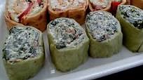 15 Spinach Pinwheel Wraps - Selected Recipes