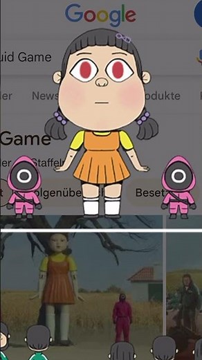 Das Squid Game Google ￼Easter Egg