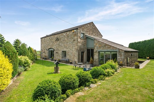 Converted stone barn with fabulous views across to the Yorkshire Dales on the market for £850,000