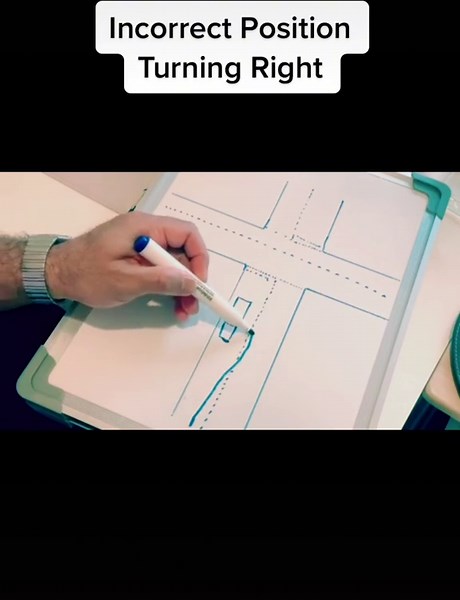Understanding Incorrect Position for Turning Right