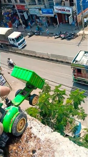 red parade ka tukra load #fun #jcb karke#jcbini 🚜 mein gira