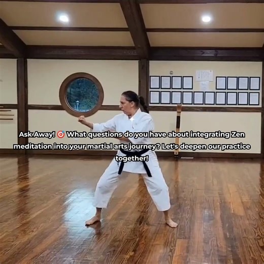 Curious about how Zen meditation can enhance your martial arts practice? 🥋✨ We're here to guide you on this journey! Drop your questions below, and let's explore how integrating these mindful techniques can deepen your focus and Presence. Together, we'll cultivate a stronger connection to both the art and yourself. Ask away! 🎯 #MartialArts #Kyudo #Mindfulness #Focus #Iaido #Zen #Karatedo | Florida Budokan フロリダ武道館