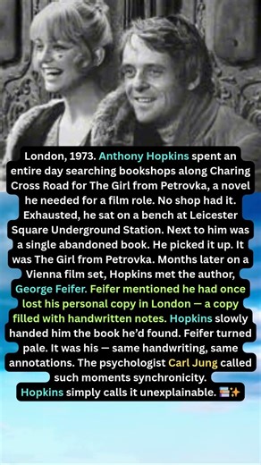 When a Book Finds Its Reader: Anthony Hopkins’s Unbelievable Story