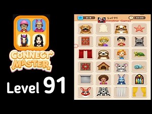 Connect Master Match Puzzle level 91 Guide Walkthrough Solution