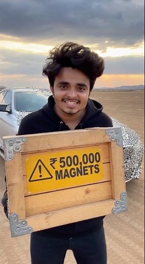 ₹500,000 MAGNETS vs BMW challenge #bmw #vlog