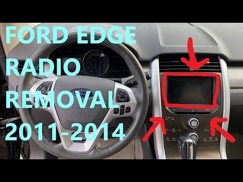 HOW TO REMOVE RADIO ON 11-14 FORD EDGE 2011 2012 2013 2014 2015 2010 2009 2008 REPLACE 2024