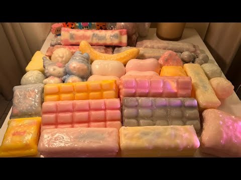 30 squishies wax cracking asmr | super satisfying 🧈✨