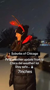 My hard-working team of weather reporters is still at it as snow continues to pile up. Here’s the latest from Streamwood and Abby Torres! | Mike Caplan, Meteorologist at Fox 32