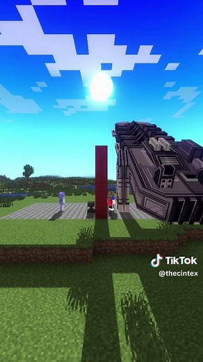 Creative Minecraft Builds Using Orbital Laser