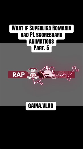 Animation Concept for Superliga România Scoreboards