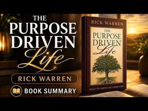 The Purpose Driven Life By Rick Warren (Book Summary)