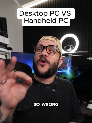 Which is Better? Desktop PC vs Handheld PC #pc #gaming #pcgaming #pcbuild #steamdeck