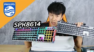 Review Keyboard Philips SPK8614 (Punk keycap) ราคา 1,350 บาท รายละเอียดสินค้า : https://www.neolutionesport.com/th/shop/philips/philips-spk-8614-gray-punk/ -------------------------------------------------------- #review #Neos #Neoduction #Philipsgaming #Gaminggear #Neolutionesport | Neolution E-Sport