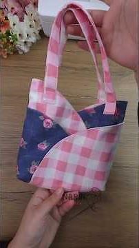 Easy Patchwork Tote Bag – Cute & Stylish Sewing Project #diy #handmade #sewing