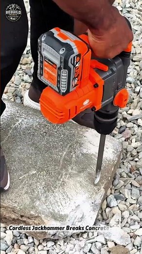 Powerful Concrete Demolition Tool Action 🔨⚡ #Construction #PowerTools
