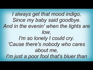 15575 Nina Simone - Mood Indigo Lyrics