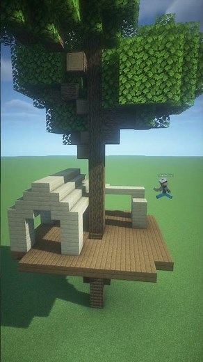 Cabane dans l'arbre TUTO MINECRAFT