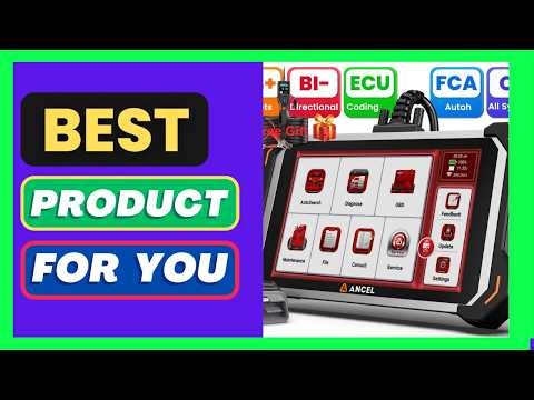 ANCEL DS600 Elite OBD2 Scanner 34+ Resets Bidirectional ECU Coding