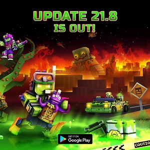 UPDATE 21.8 is out on Google Play. Get ready for the ultimate mutation! ☢️ DOWNLOAD via the link 👉 https://pg3d.app/fb1 NEW 🧟 New community-created skins for your favorite guns! 🧟 New Mutated Season. Mutate to survive the apocalypse! 🧟 New event mode: Mutation. Like a Tag game, but it's deadly dangerous 🧟 Goliath Arsenal. Immense strength and total lack of intellect 🧟 Space Parasites bundle. The Earth will fall into your tiny evil hands. 🧟 Zombie Clown van. Run if you hear his creepy laug