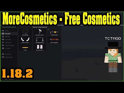 MoreCosmetics - Free Cosmetics Mod 1.18.2 Download - How to install it for Minecraft PC